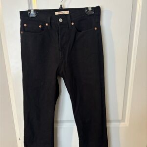 Levi’s wedgie straight leg Black Jeans